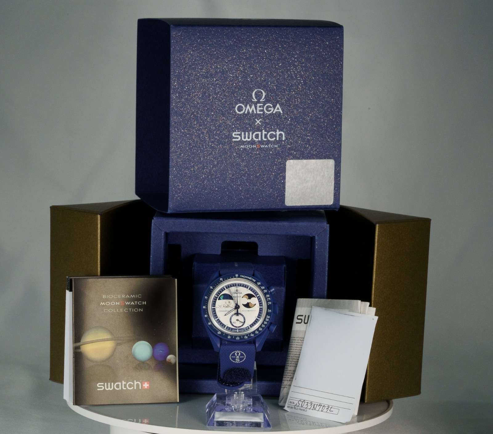 Swatch OMEGA Moonswatch Mission to Earthphase Moonshine Gold (Hunters Full Moon)