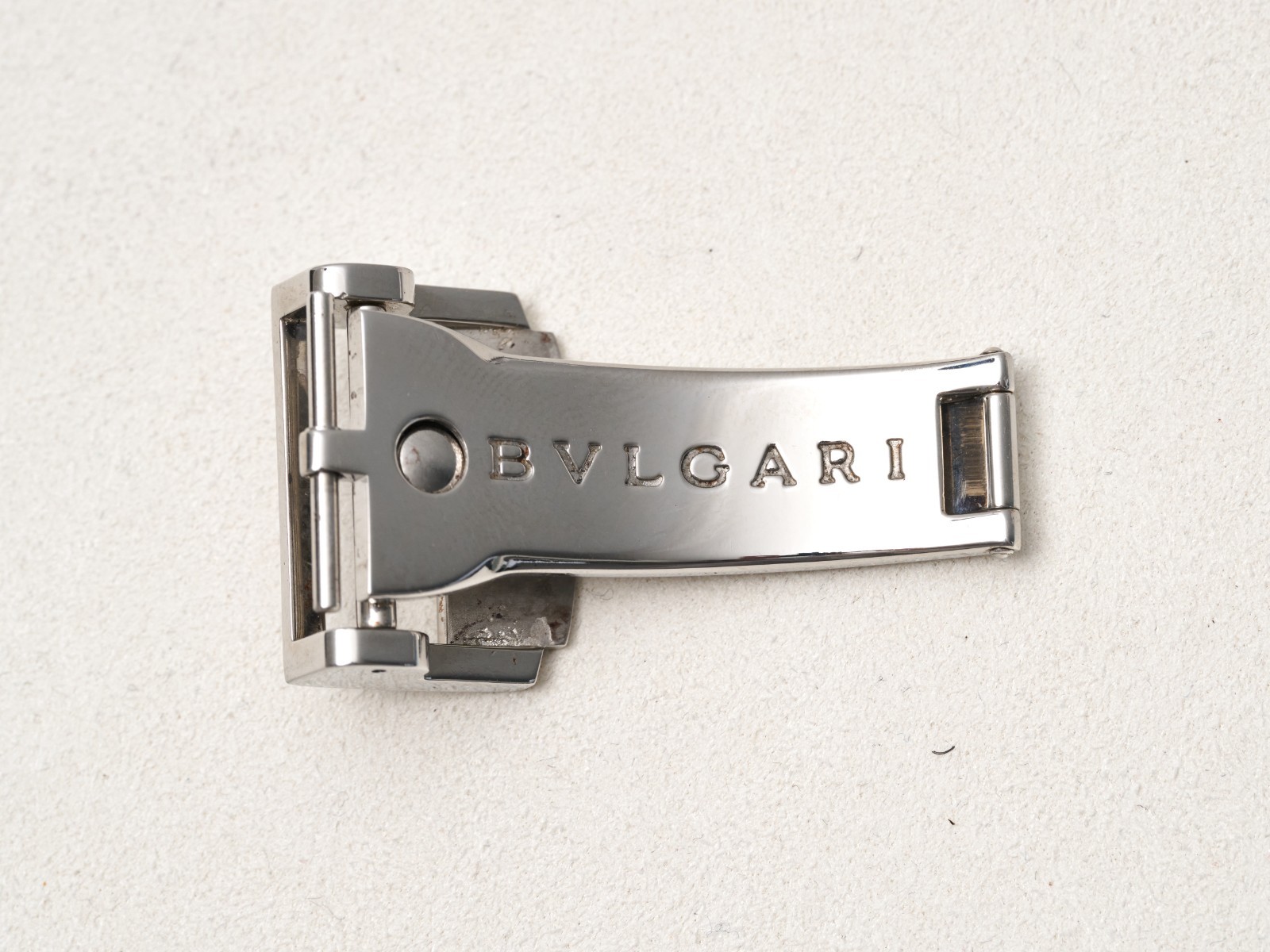 Bvlgari Bulgari 18mm Deployment Buckle Clasp Fold Over Stainless Steel