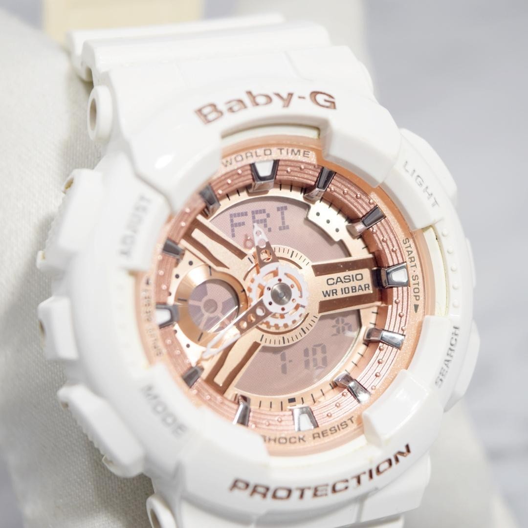 with Box CASIO BABY G BA 110 Ana Digi New Battery