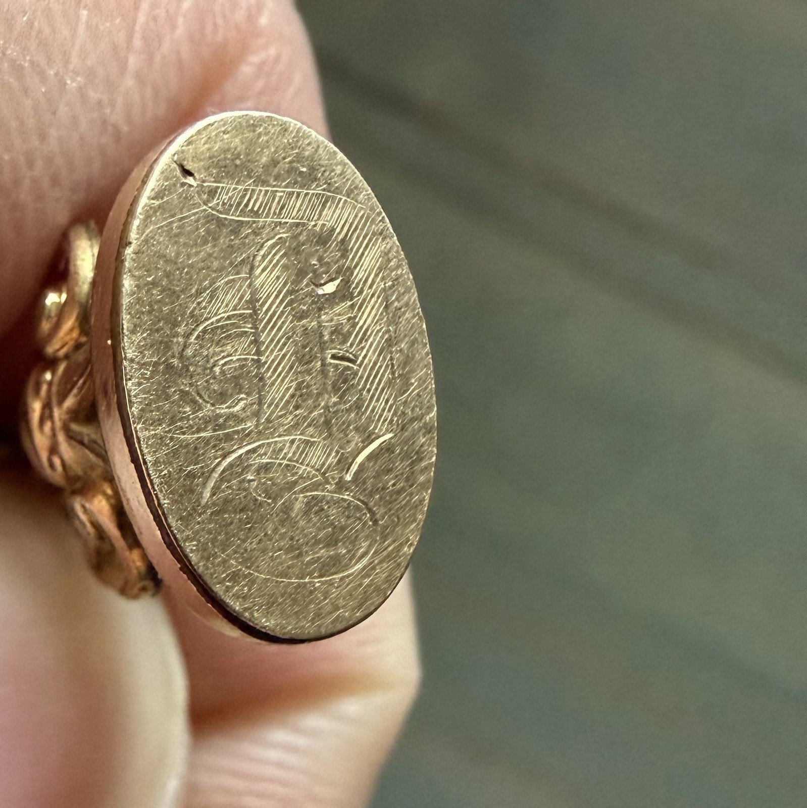 Antique S.O.B. & Co Gold Filled Pocket Watch Fob Chain Vest Chatelaine Wax Seal