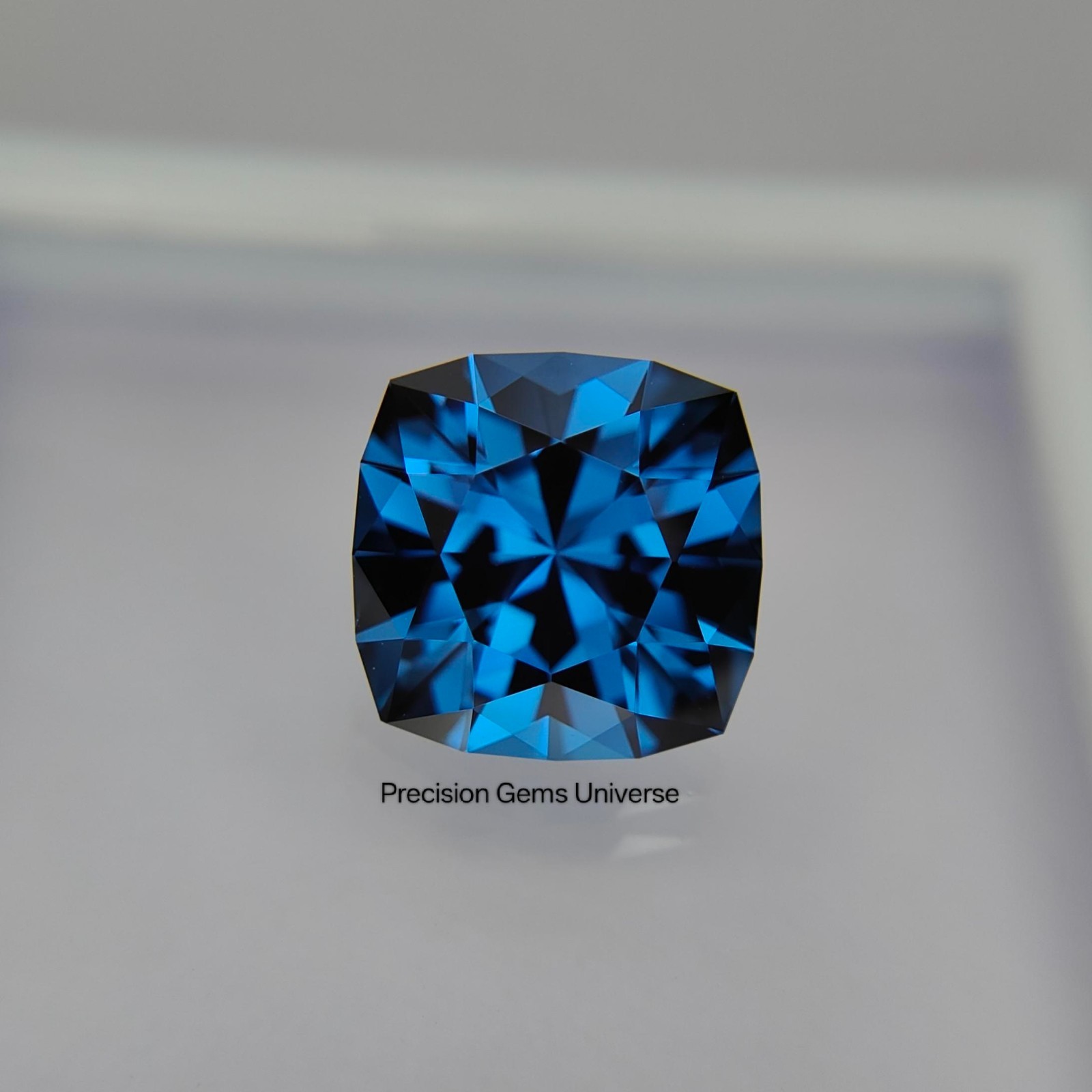 6.85 Ct Lab Pink Blue Spinel, Precision Cut 11 MM Cushion Spinel, Custom Gem