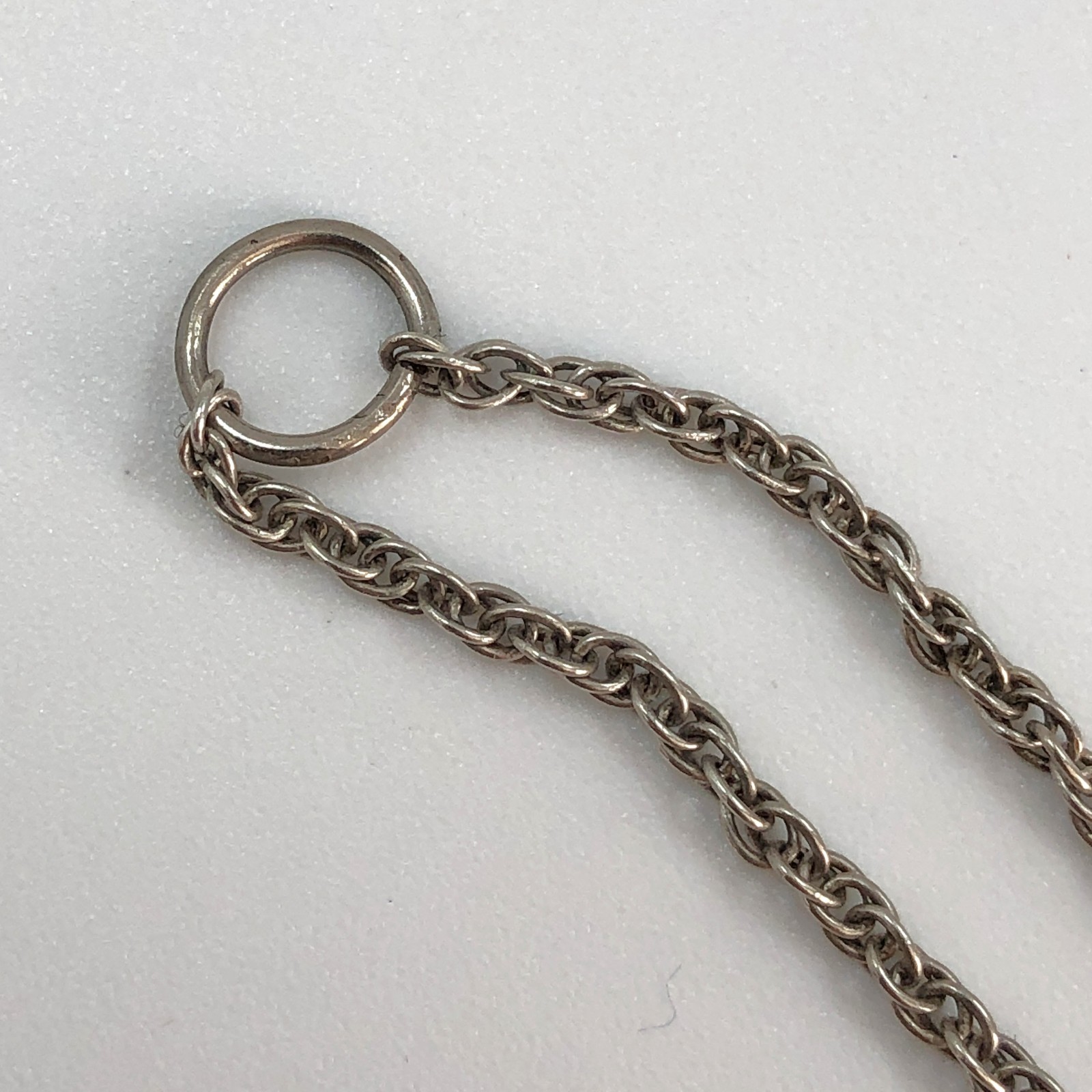 Silver UnoAErre Rope Chain Necklace – Italian Hallmarks – 51cm 20″ 4.3g