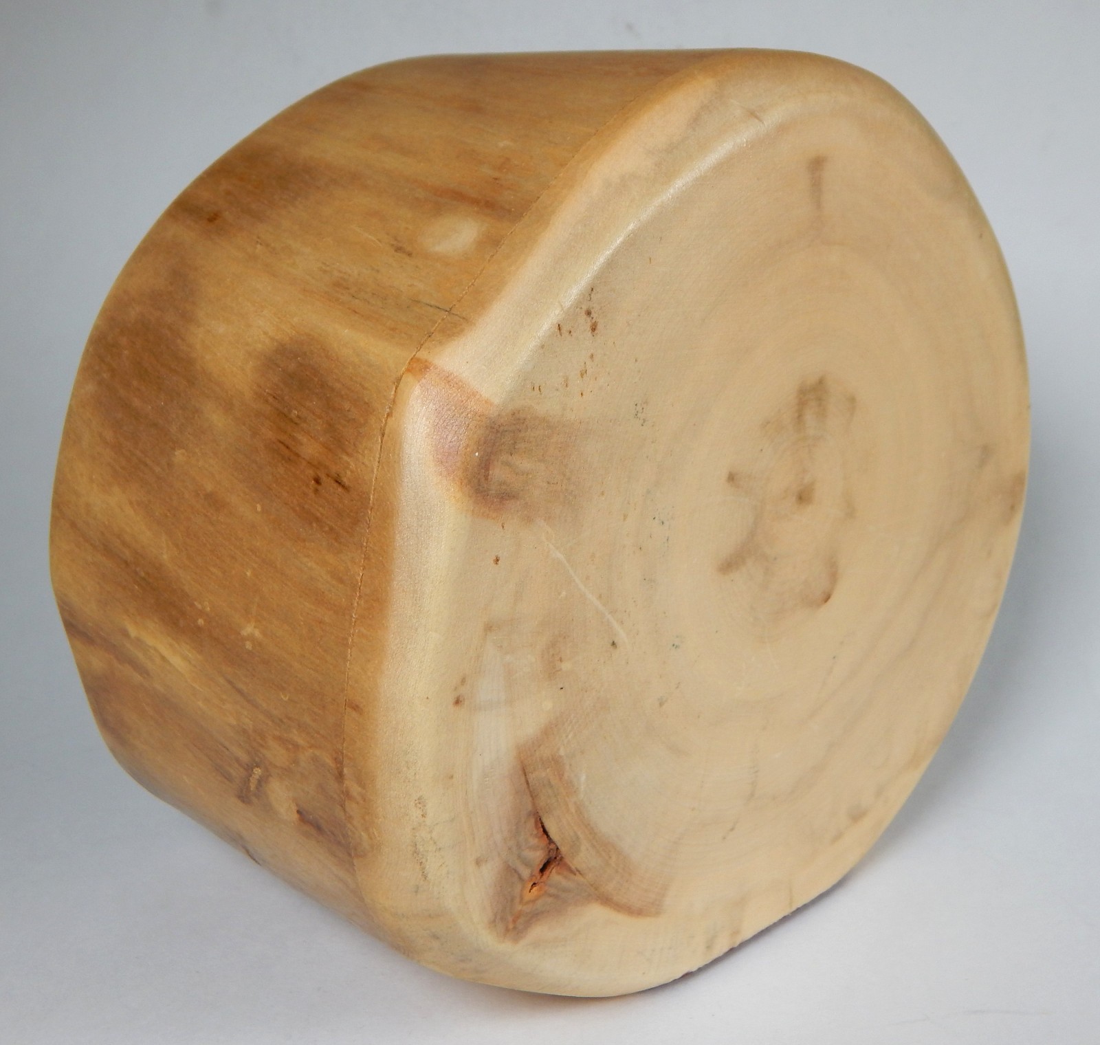 NATURE TURNS ASPEN WOOD JEWELRY TRINKET BOX + SECRET HIDDEN DRAWER CARVED LOG