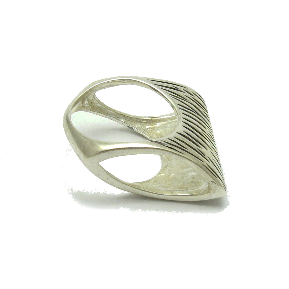 Extravagant Sterling Silver Ring Hallmarked Solid 925 Handcrafted Empress