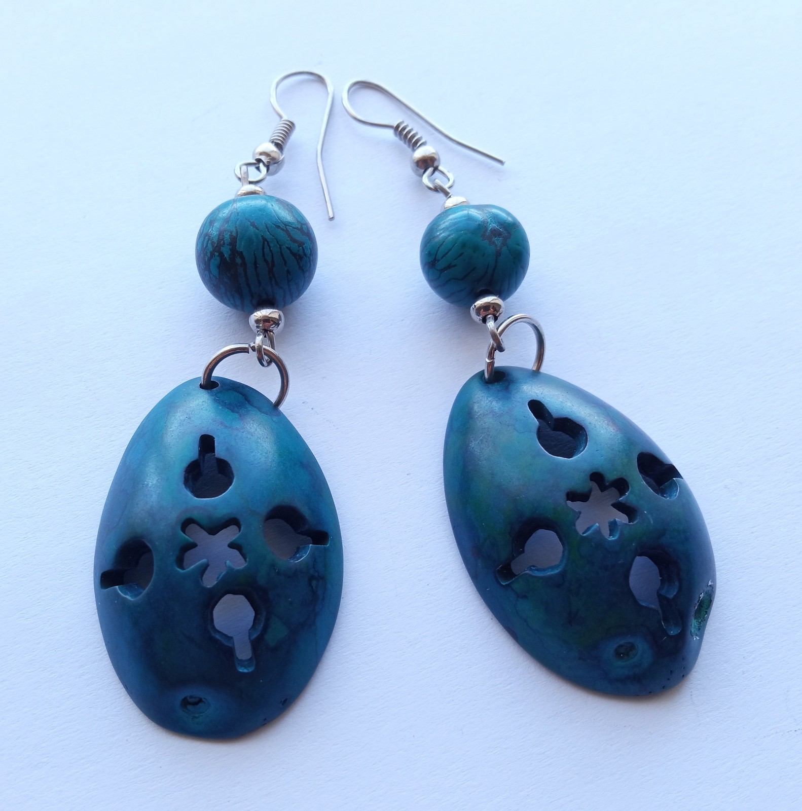 ✨Wholesale 20 Pairs Peruvian Jewelry Amazon Seed Earrings Handmade Boho Style✨