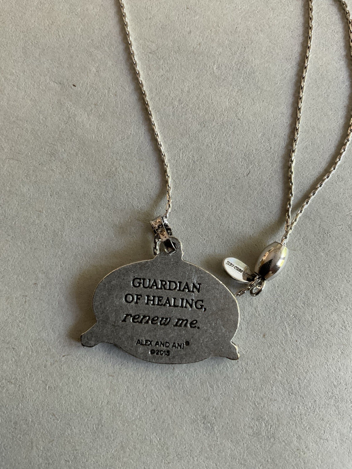 Alex & Ani Guardian Of Healing Adjustable Slide Necklace