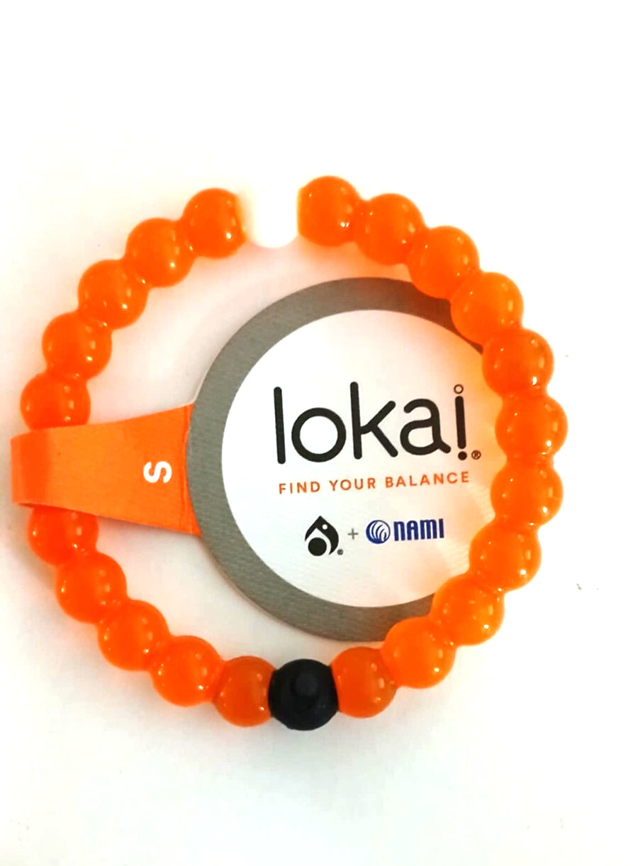 Lokai Bracelet Orange Mental Health Awareness Small New With Tags