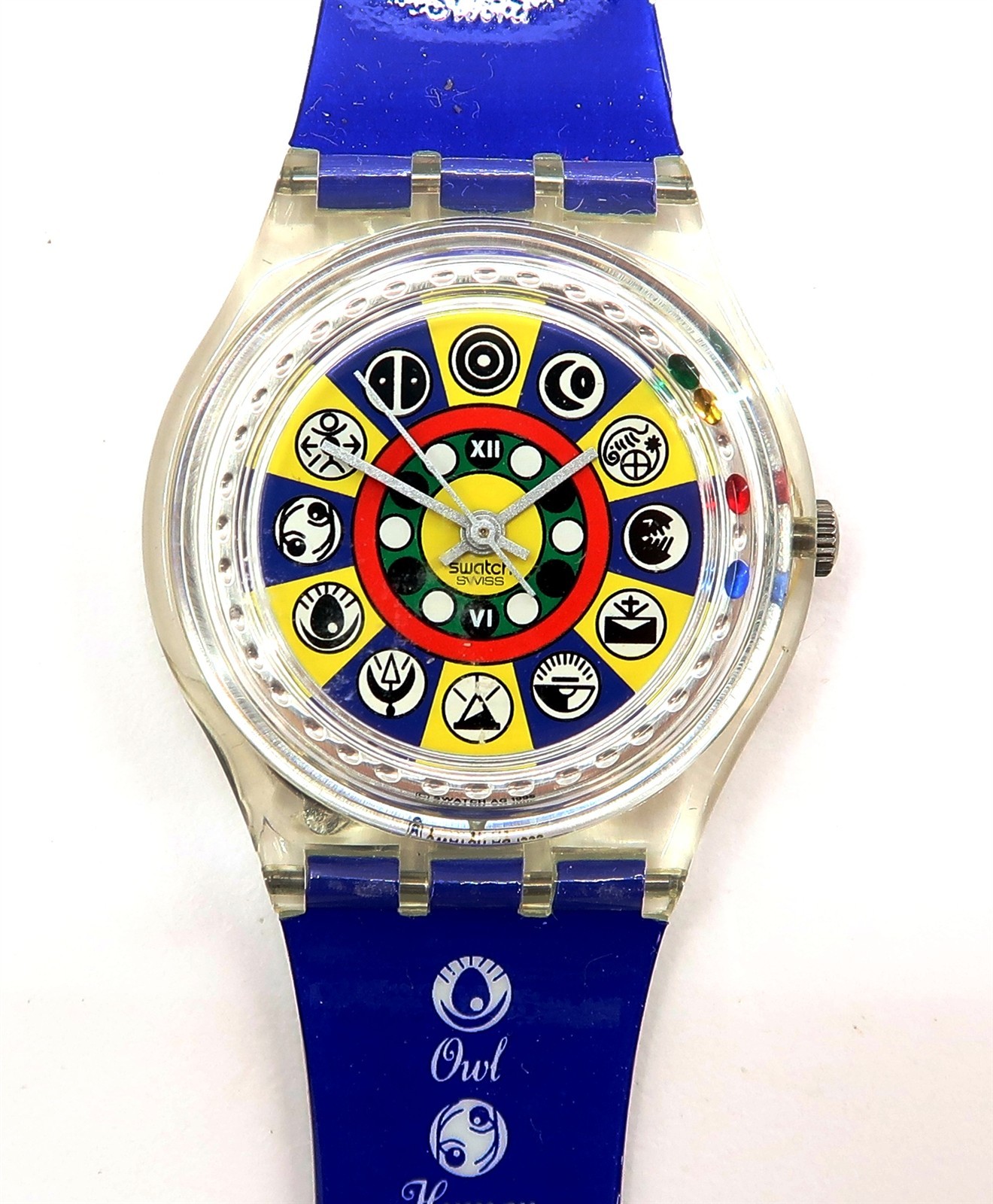 NEW Swatch Watch ORACOLO GZ151 NOS 1998 Gents Designed by Walter Wegmüller