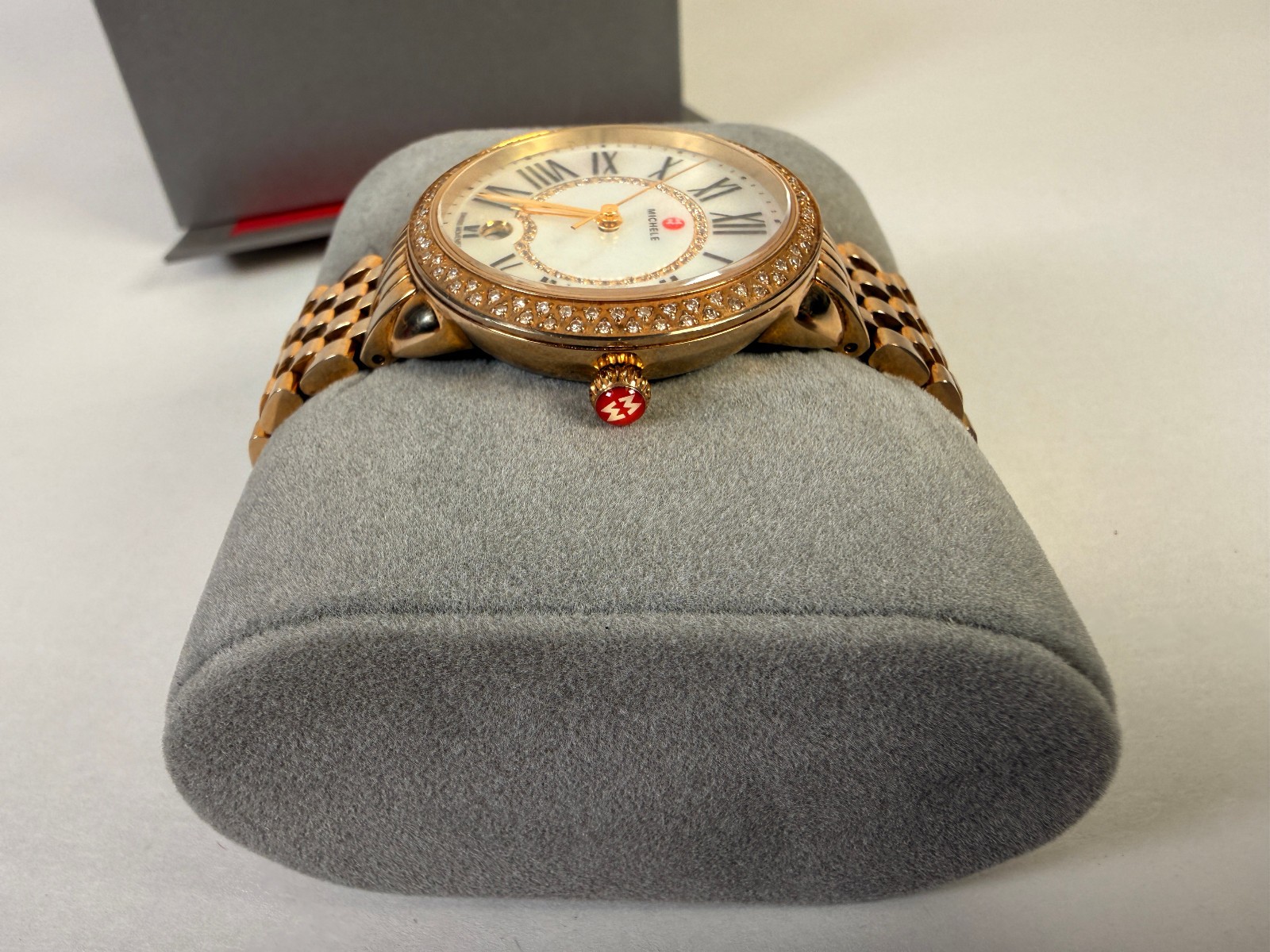 MICHELE Serein Mid 36mm Diamond Women’s Watch MW21B01B0963 • Extraordinary