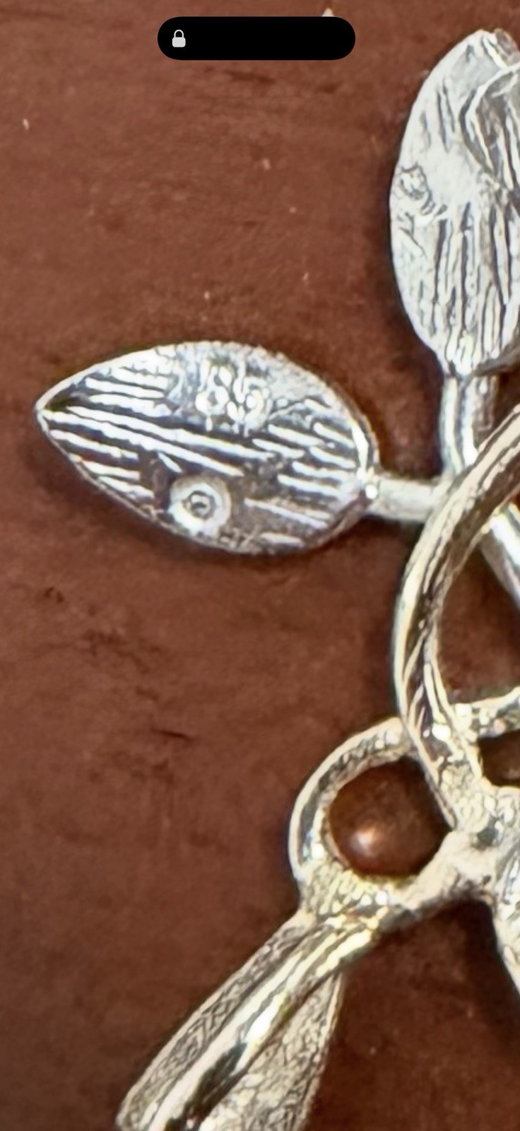 14k .585 Gold MA Michael Anthony Tri Color Black Hills Gold Rose Pendant