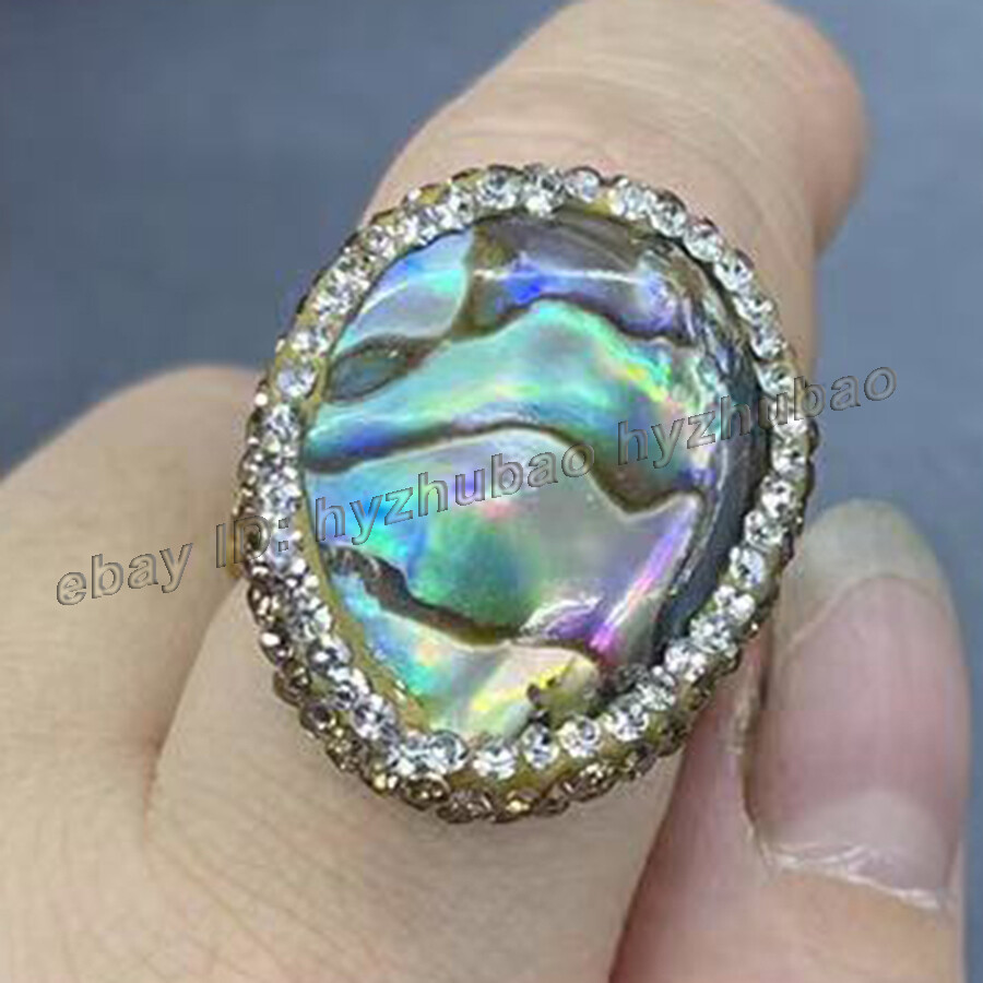 Tourmaline Gem Beads Inlay Abalone Shell Earrings Bracelet Ring Pendant Necklace