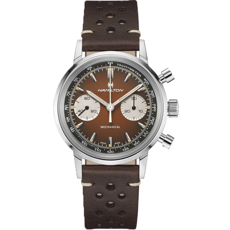 Hamilton American Classic Intra- Matic 40mm Brown Dial Men’s Watch H38429591