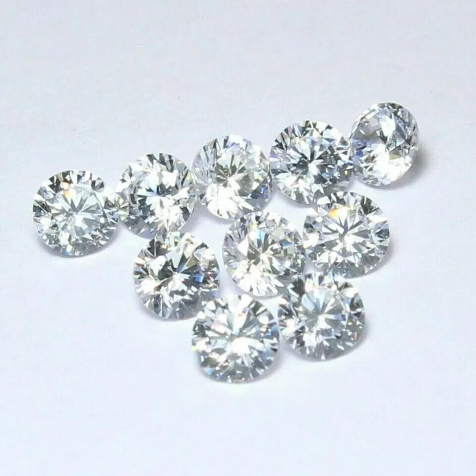100 PCS Loose Lab Grown CVD Diamond 3.00 MM Round D Color, IF CLARITY Certified