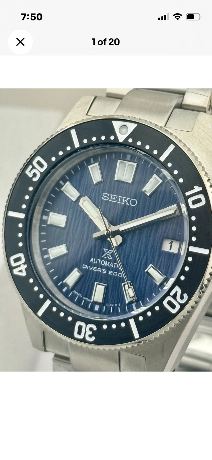 Seiko Prospex Automatic Diver Special Edition Save The Ocean SPB 297J1