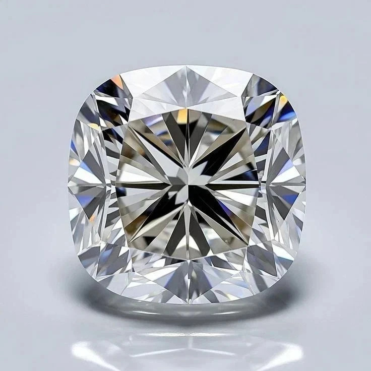 3.40 CT Natural White Diamond 9 mm 1 Pcs Cushion Cut VVS1 D Grade Certified N50