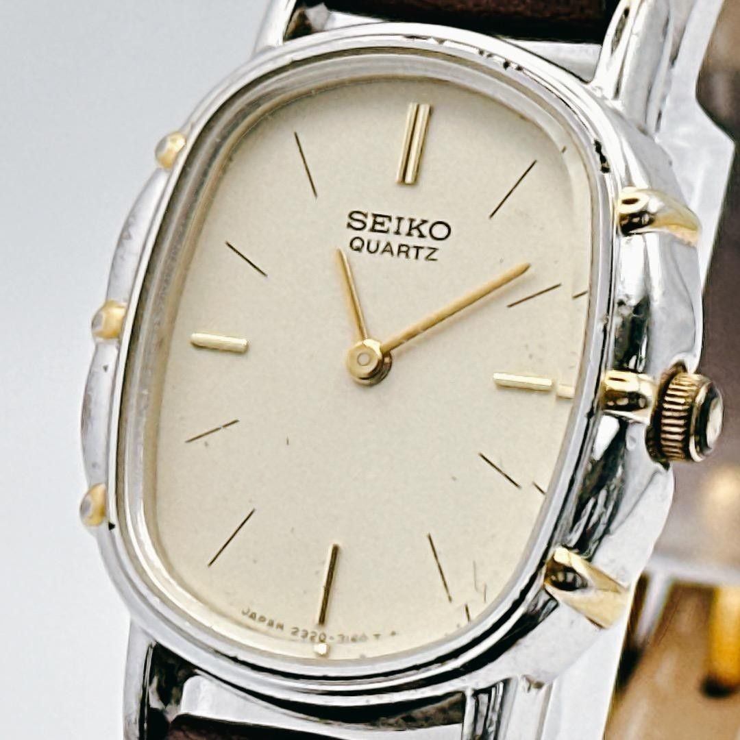 Working Battery Belt replacement SEIKO Soci ladies wristwatch oval