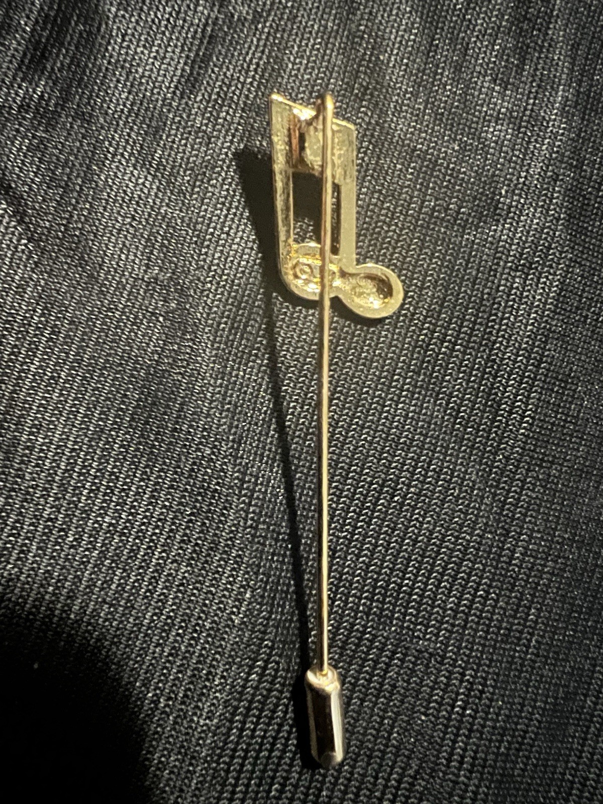 Signed JJ Music Note Brooch Pin