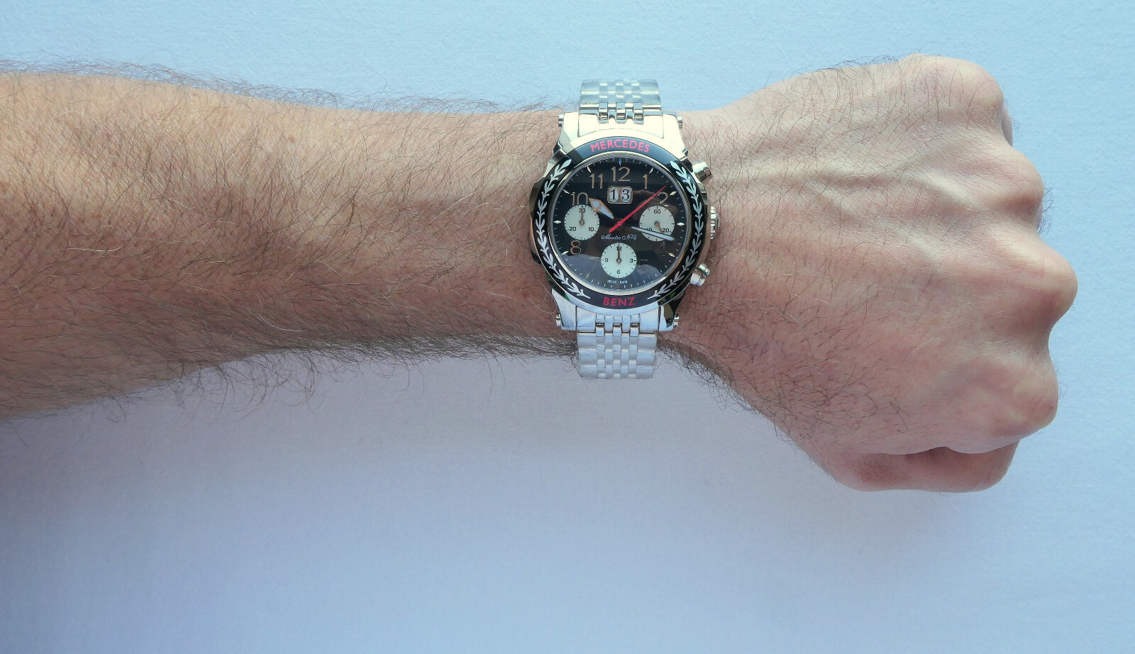 Mercedes Benz Classic Car Accessory Grand Data Swiss Automatic Chronograph Watch