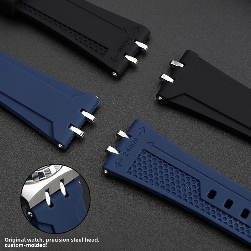For Tudor Royal M28600 M28603 High End Waterproof Silicone Watch Strap Mens Band