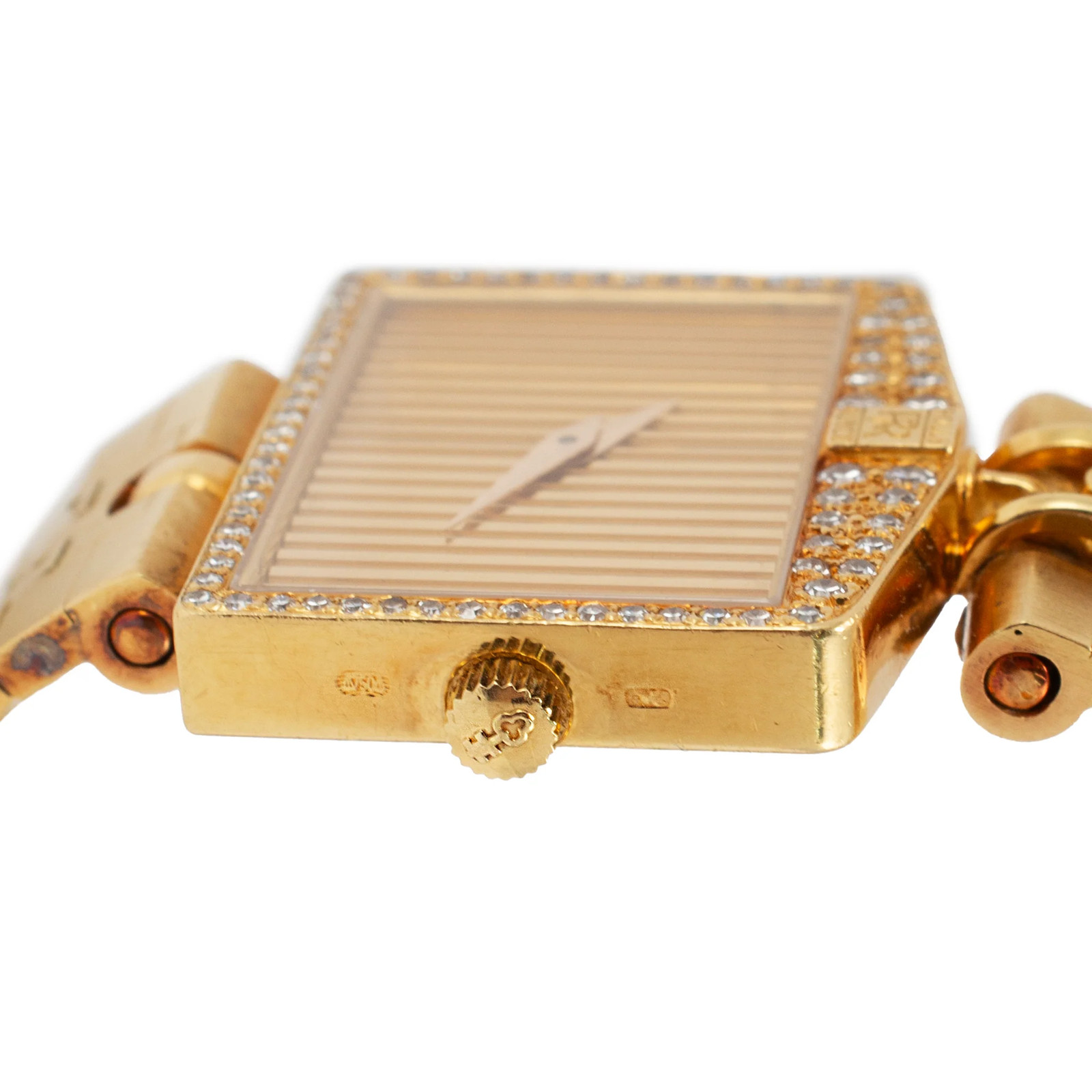 Vintage Corum Rolls Royce Spirit Ecstasy 22MM 47595H12 18K Gold Diamond Watch