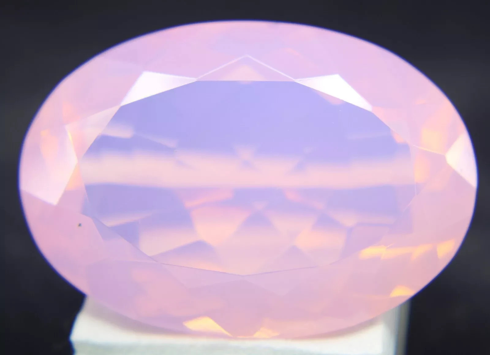 Natural Pink Opal Welo Australian Untreated 145 Ct Oval Cut Loose Gemstone