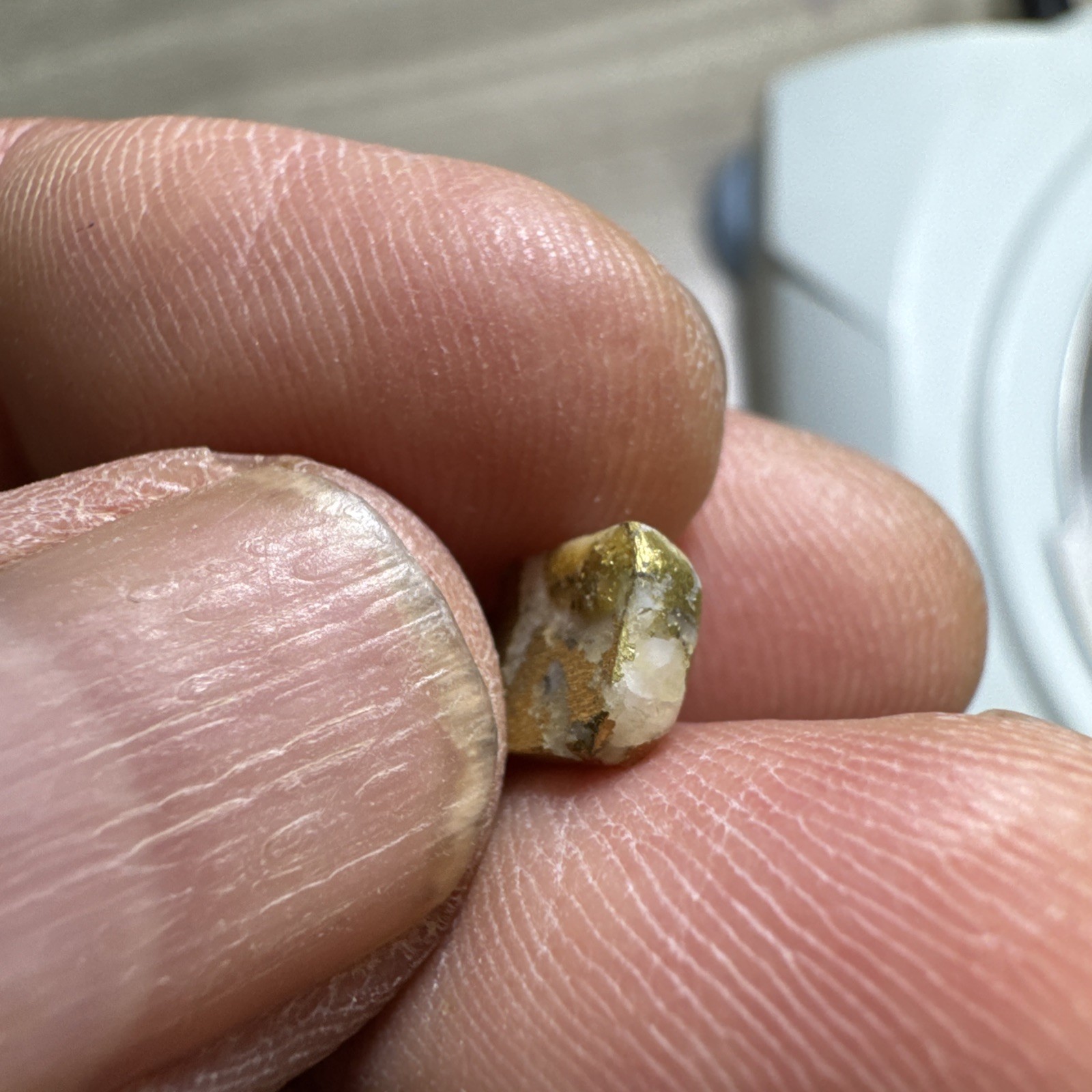 6.80 CT. RECTANGULAR Quartz Gold Cabochon, Jewelry Making, Repair. CALIFORNIA #6