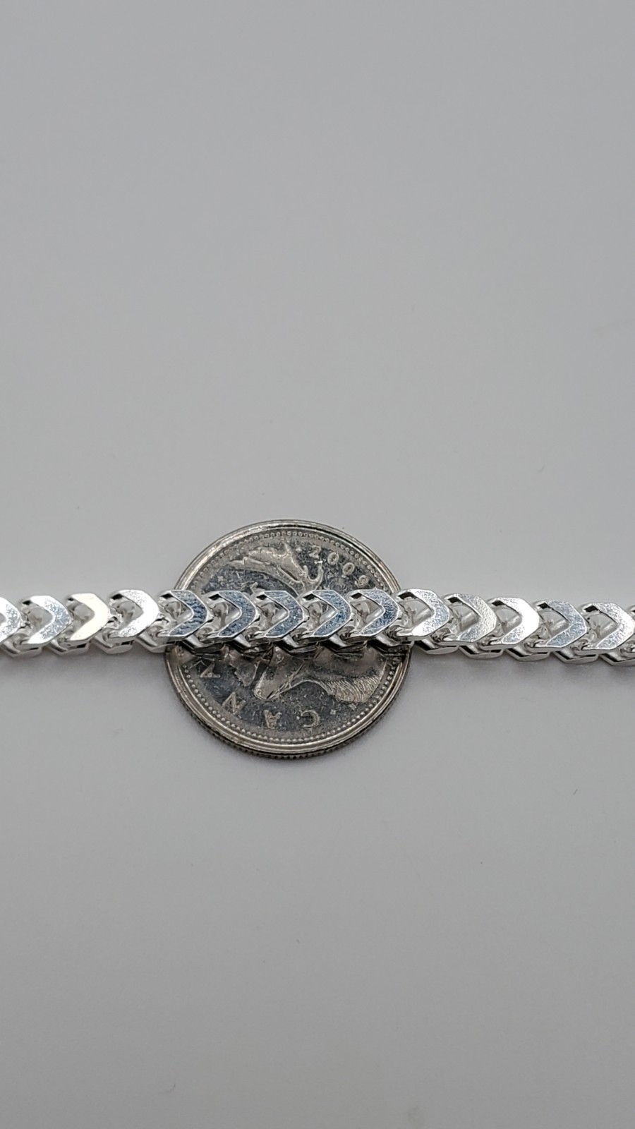 Solid 925 Sterling Silver Franco 4.7mm 27″ Men Italy, NEW