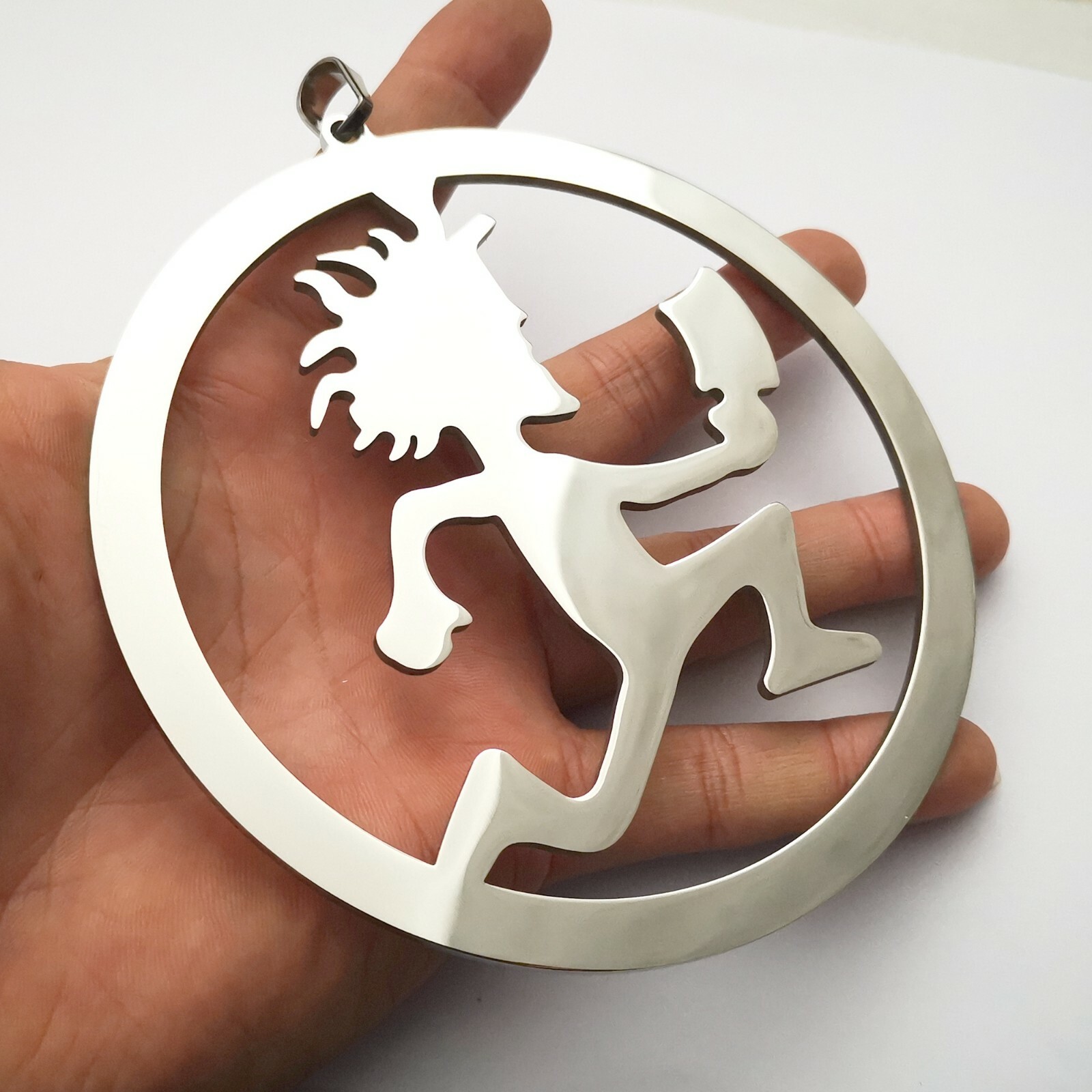 5 inch Large Huge Hatchetman Stainless Steel ICP Insane Juggalo Charms pendant