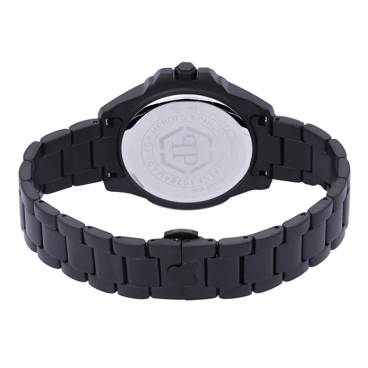 Philipp Plein The Skull Quartz Crystal Black Dial Unisex Watch PWNAA0522