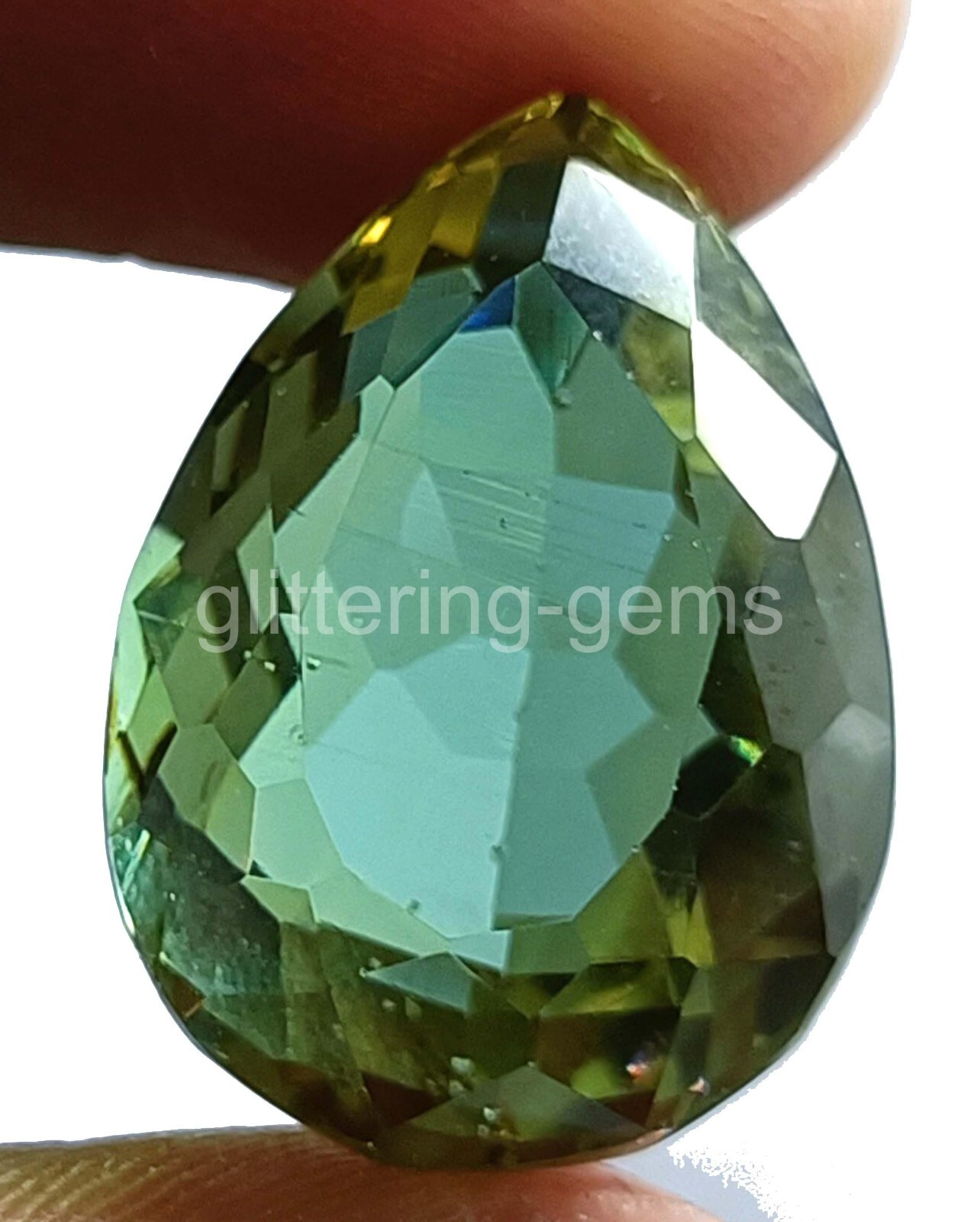 Pear Cut Natural Color Changing Alexandrite Stone 23.60 Ct IGL Loose Gems 5JJN