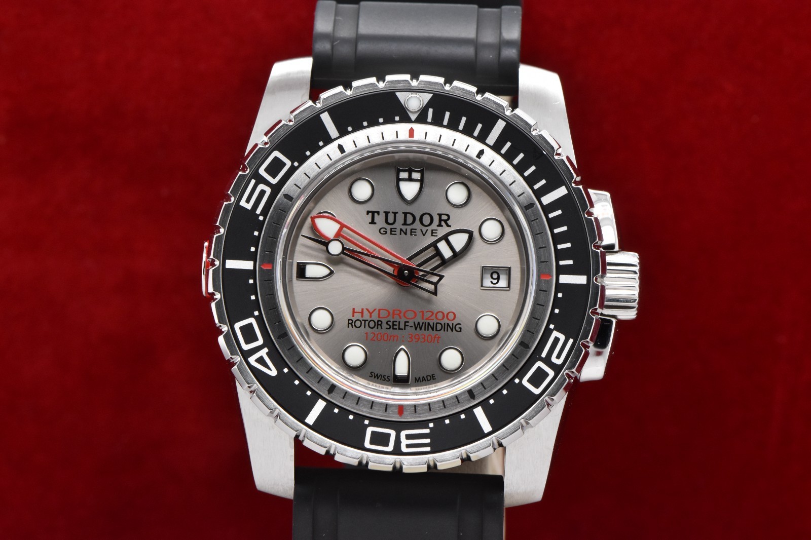 Tudor Hydronaut 1200 45.5mm Stainless Steel Silver Dial Ref. 25000 Watch