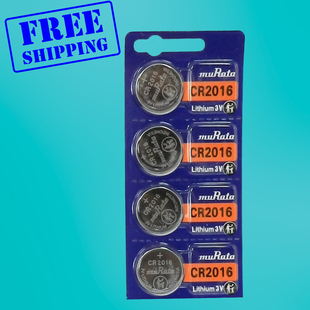 Murata / Sony CR2016 LITHIUM 3V BATTERY – 4Pcs