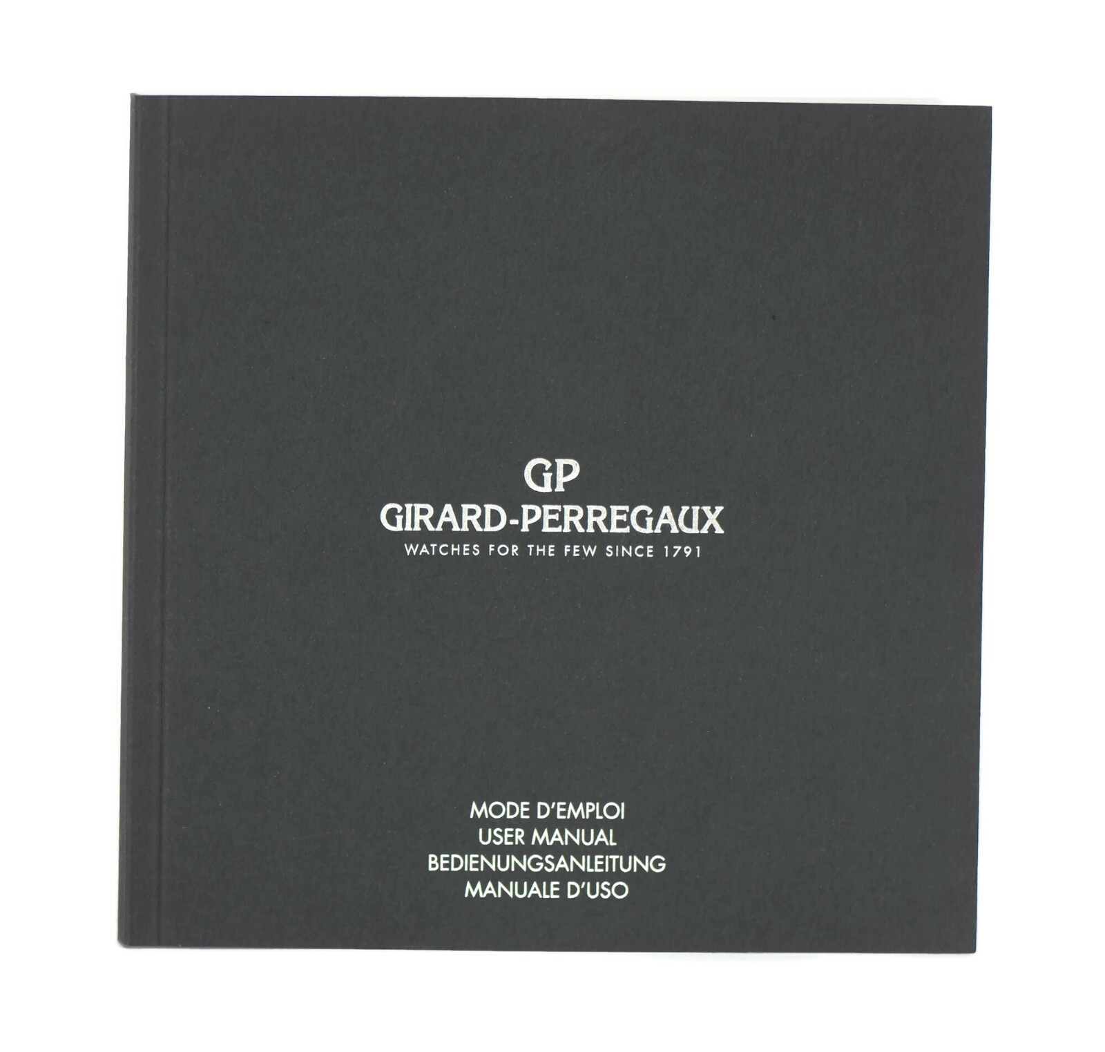 Girard Perregaux User Booklet Manual