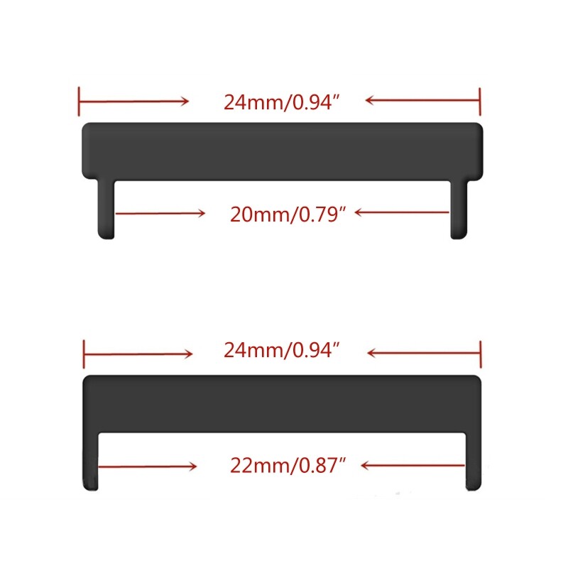 For Suunto7/9/D5i Watch Wristband Adapter 24mm to 22mm/20mm With Spring Bar
