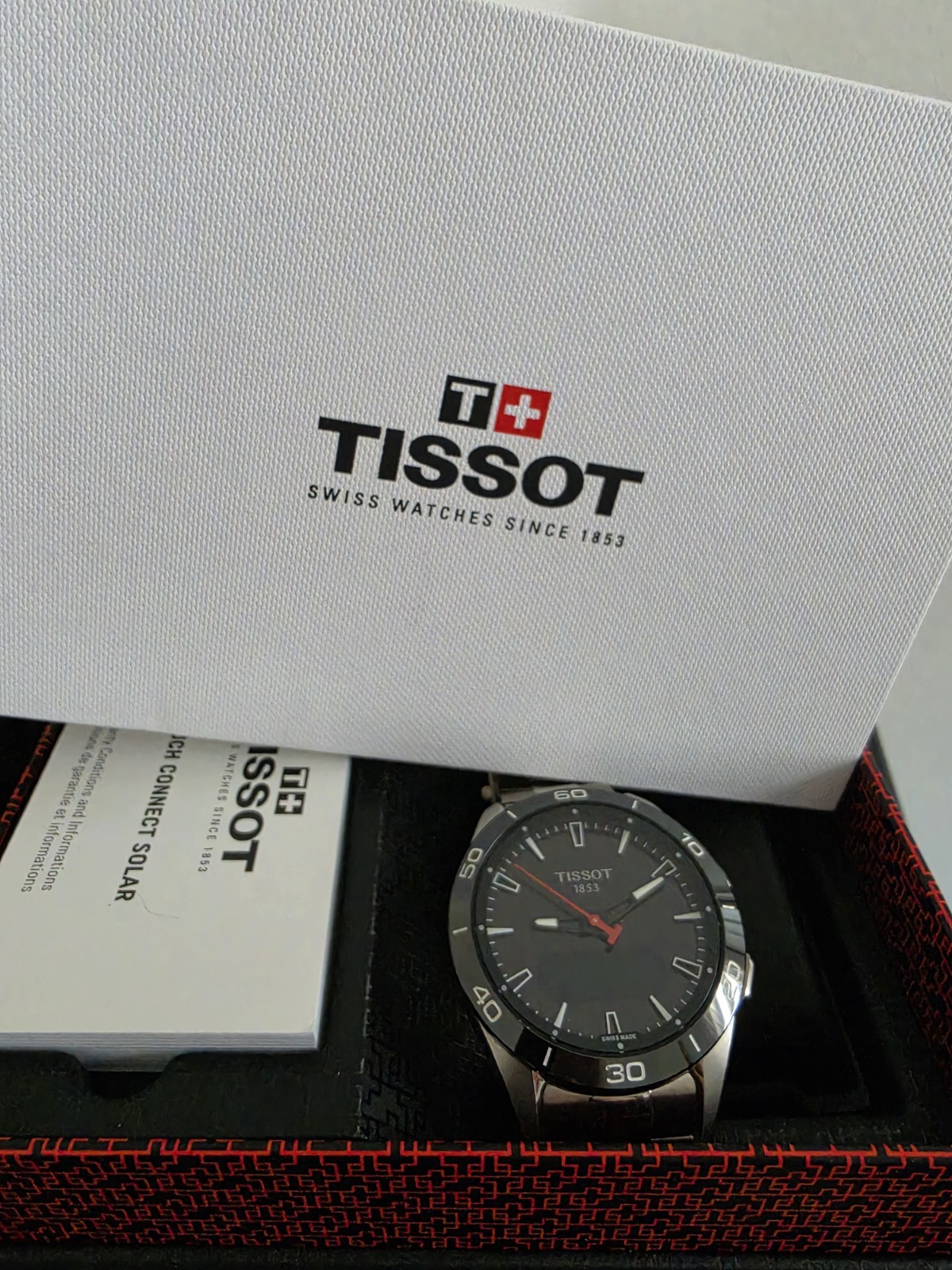 Tissot T-Touch SOLAR Connect Solar 44mm GMT Digital Dial Titanium Men’s Watch