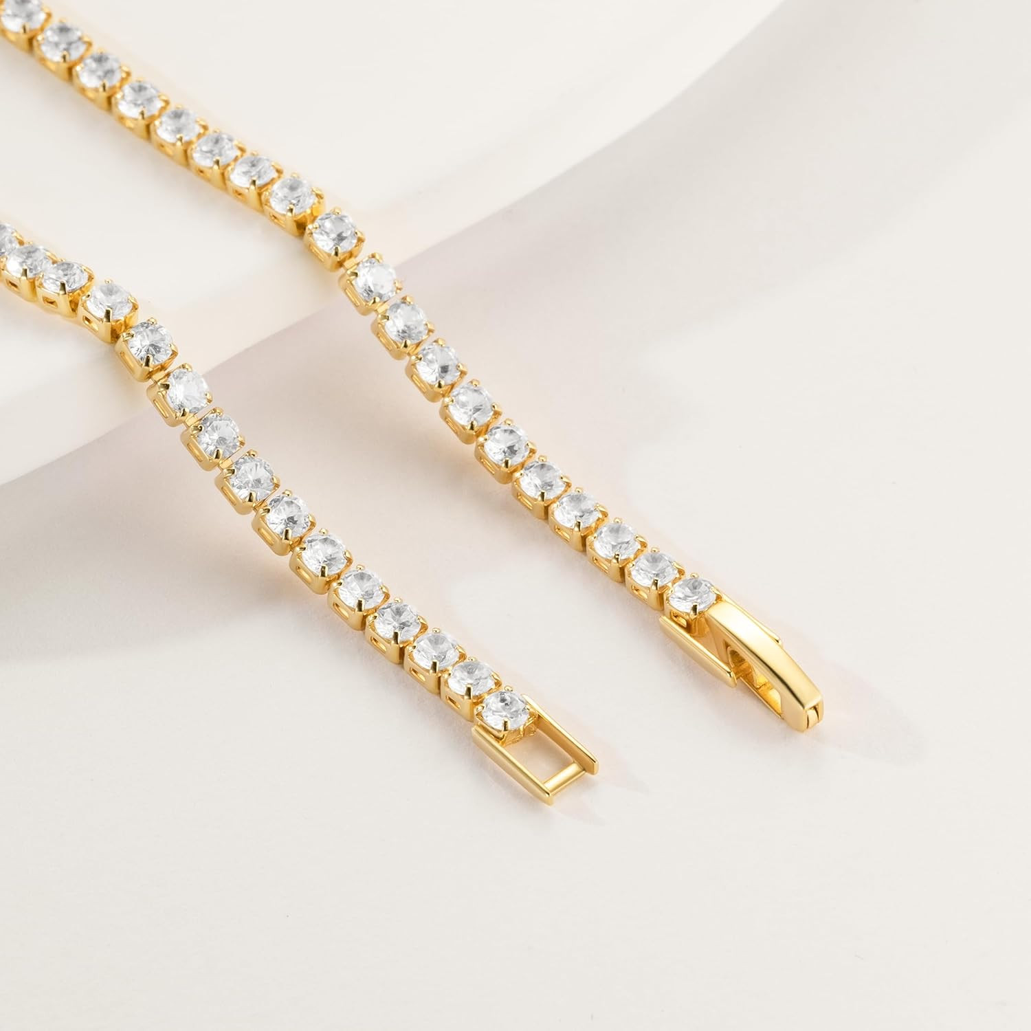 Ankle Bracelets for Women 14K Gold Anklets Waterproof Tennis Chain Beach Anklets