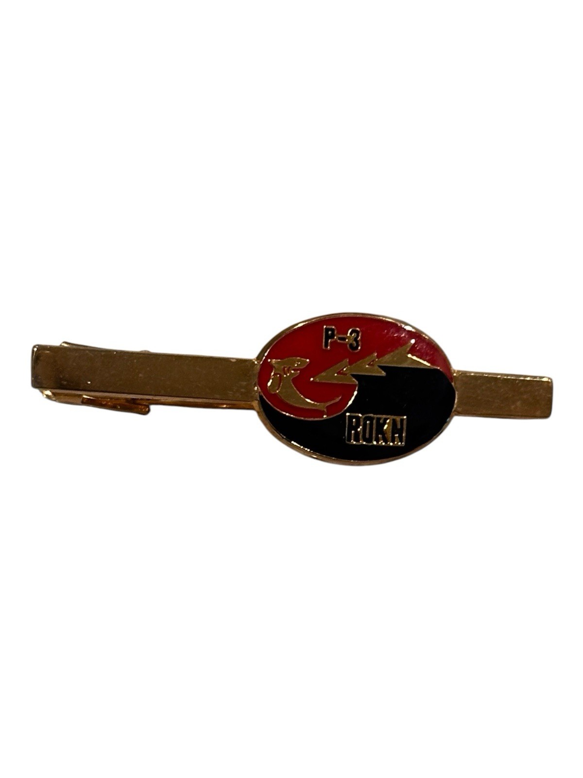 Republic of Korea Navy Cufflinks and Tie Bar Set Original Box ROKN PS-3