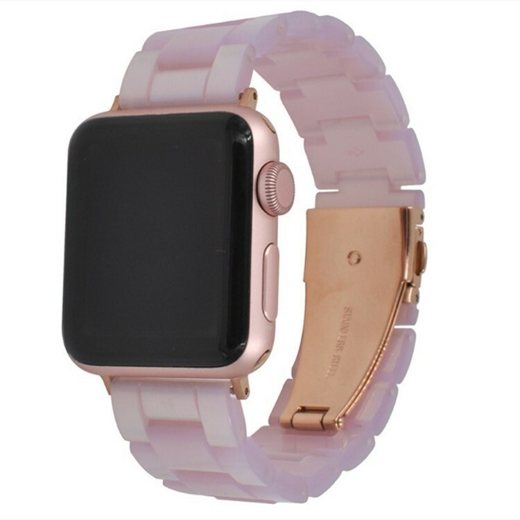 Resin Watch Band Strap Bracelet Metal Buckle For Fitbit Versa 1 2 & Versa Lite