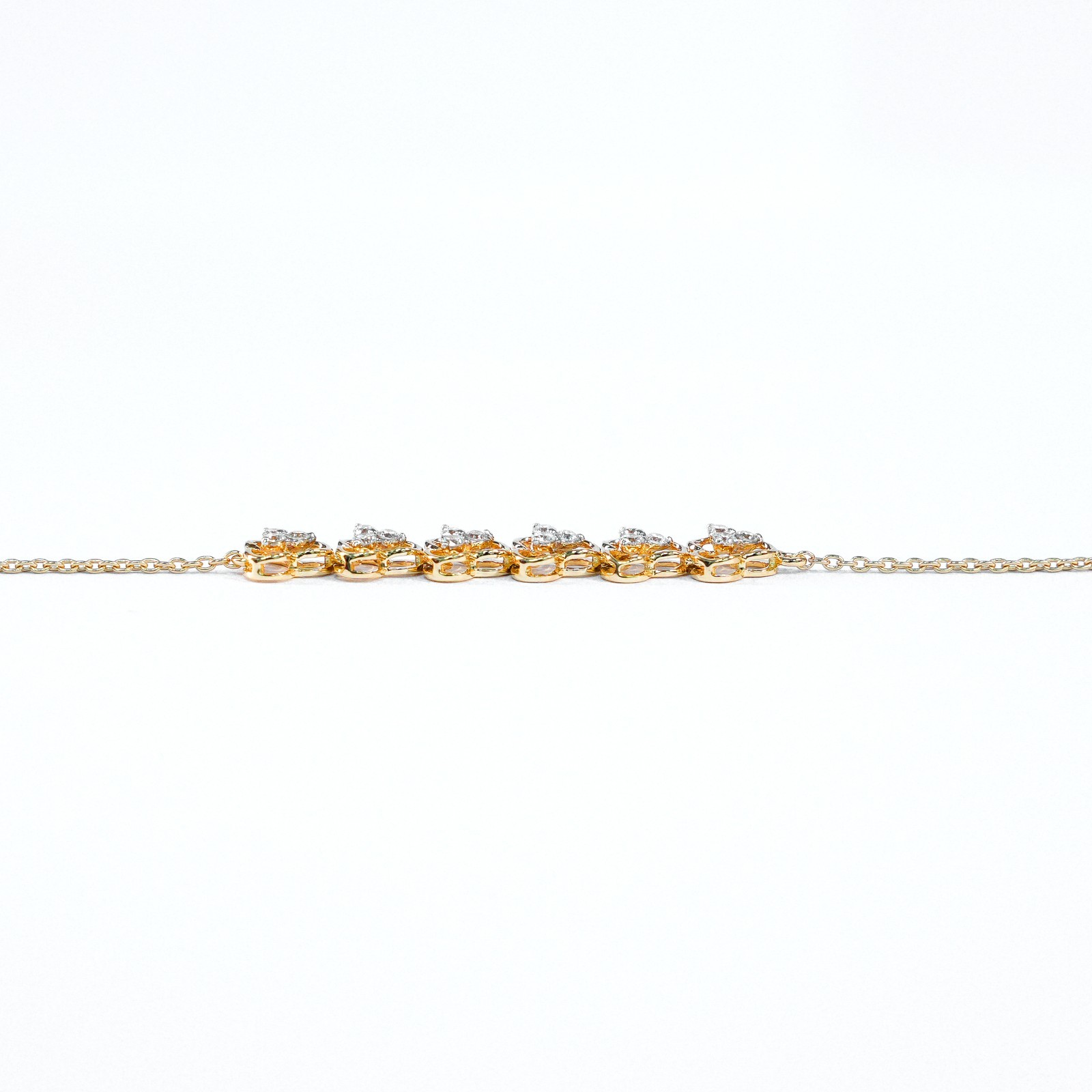18 KARAT DIAMOND BRACELET | NATURAL DIAMOND | IGI CERTIFIED | YELLOW GOLD