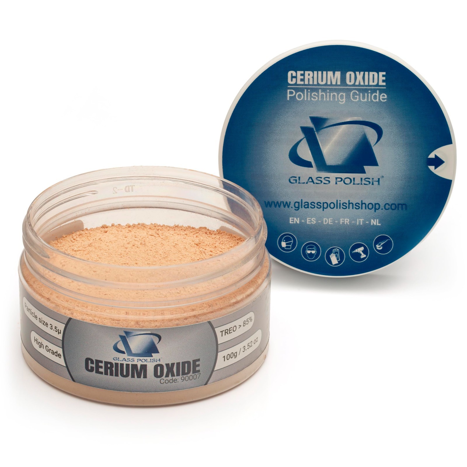 High-Grade Cerium Oxide Glass Polishing Powder 3.52oz – Scratch Removal & Restor