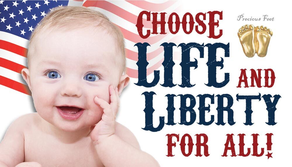 Precious Feet, Gold-Colored, Life & Liberty Card Jewelry, Lapel Pin