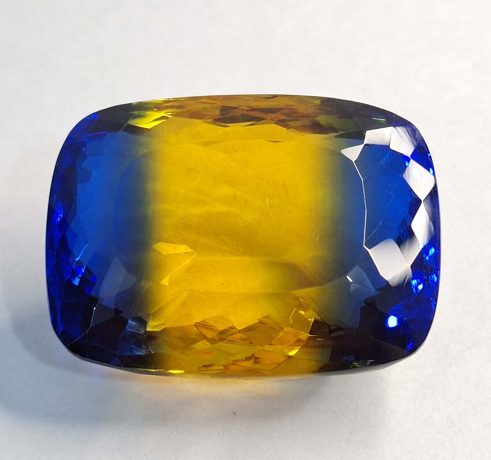 Cushion Cut Natural Ametrine 100-102 Ct Certified Loose Gemstone RK934
