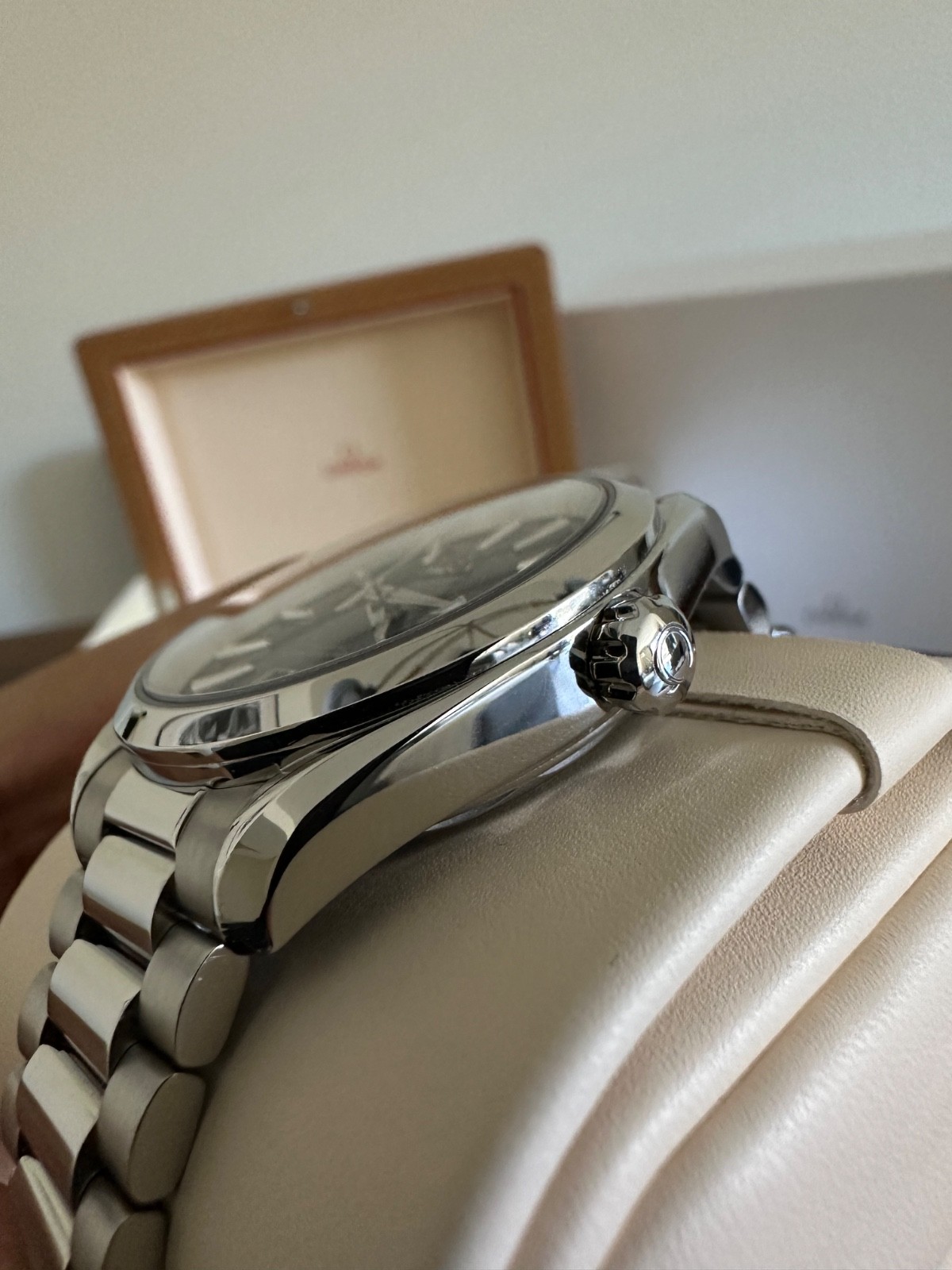 Omega Seamaster Aqua Terra Black Lacquer 38mm Complete Set plus bond nato