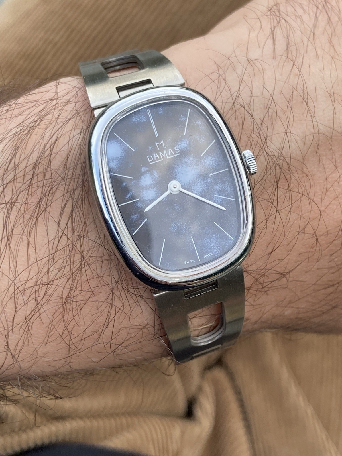 Vintage Swiss Manual Rectangular Damas Classic Watch