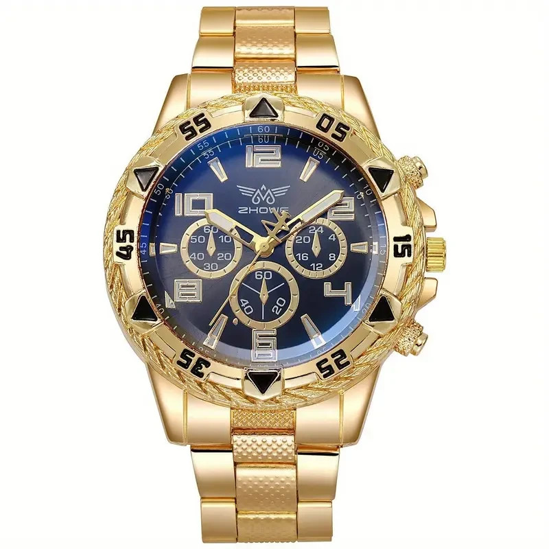 Men’s Luxury Sport Watch – Chronograph | Golden Plated | Automatic Mechanical