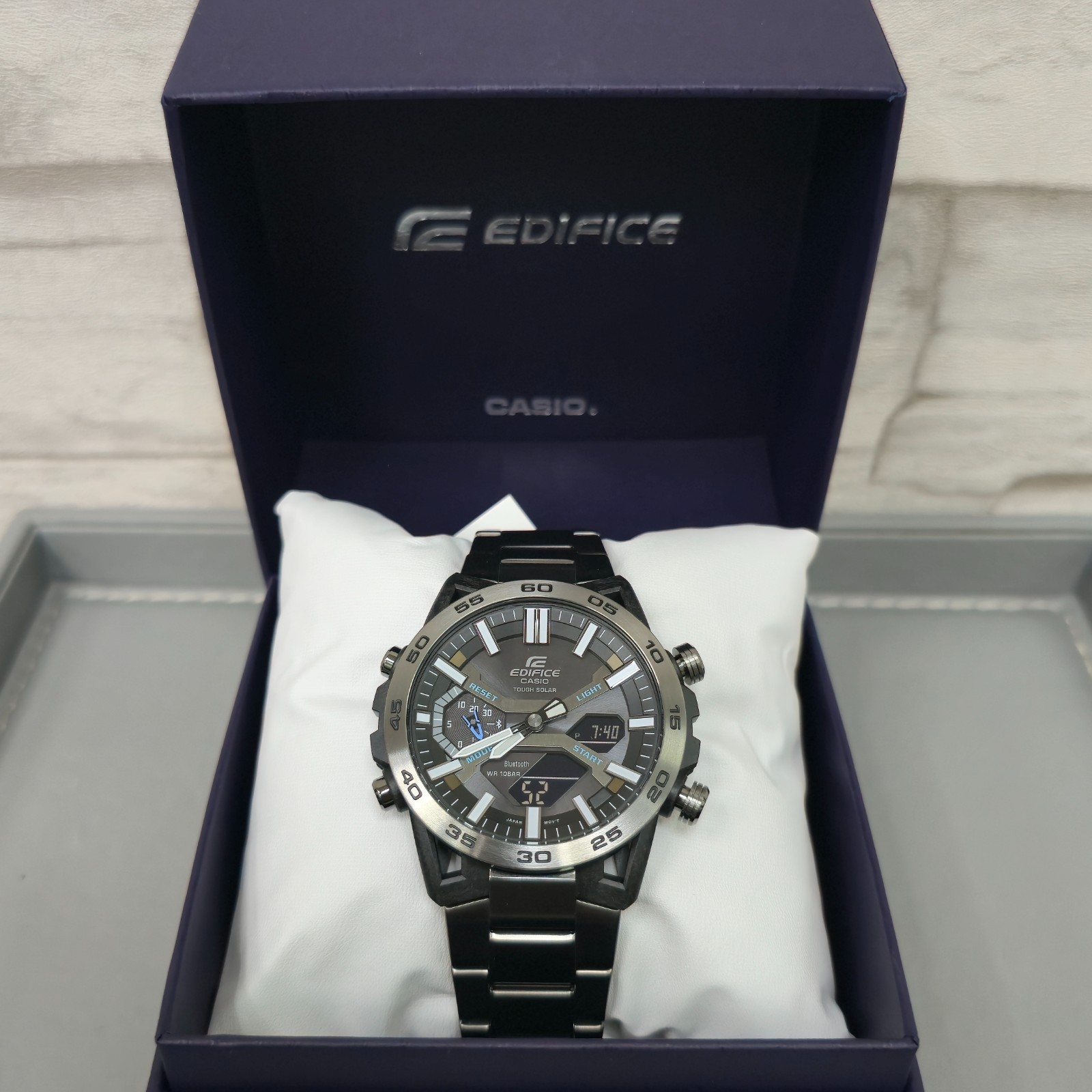 Casio Edifice Smartphone Link ECB-2000DC-1ADF Black Dial  51mm  New Men’s Watch