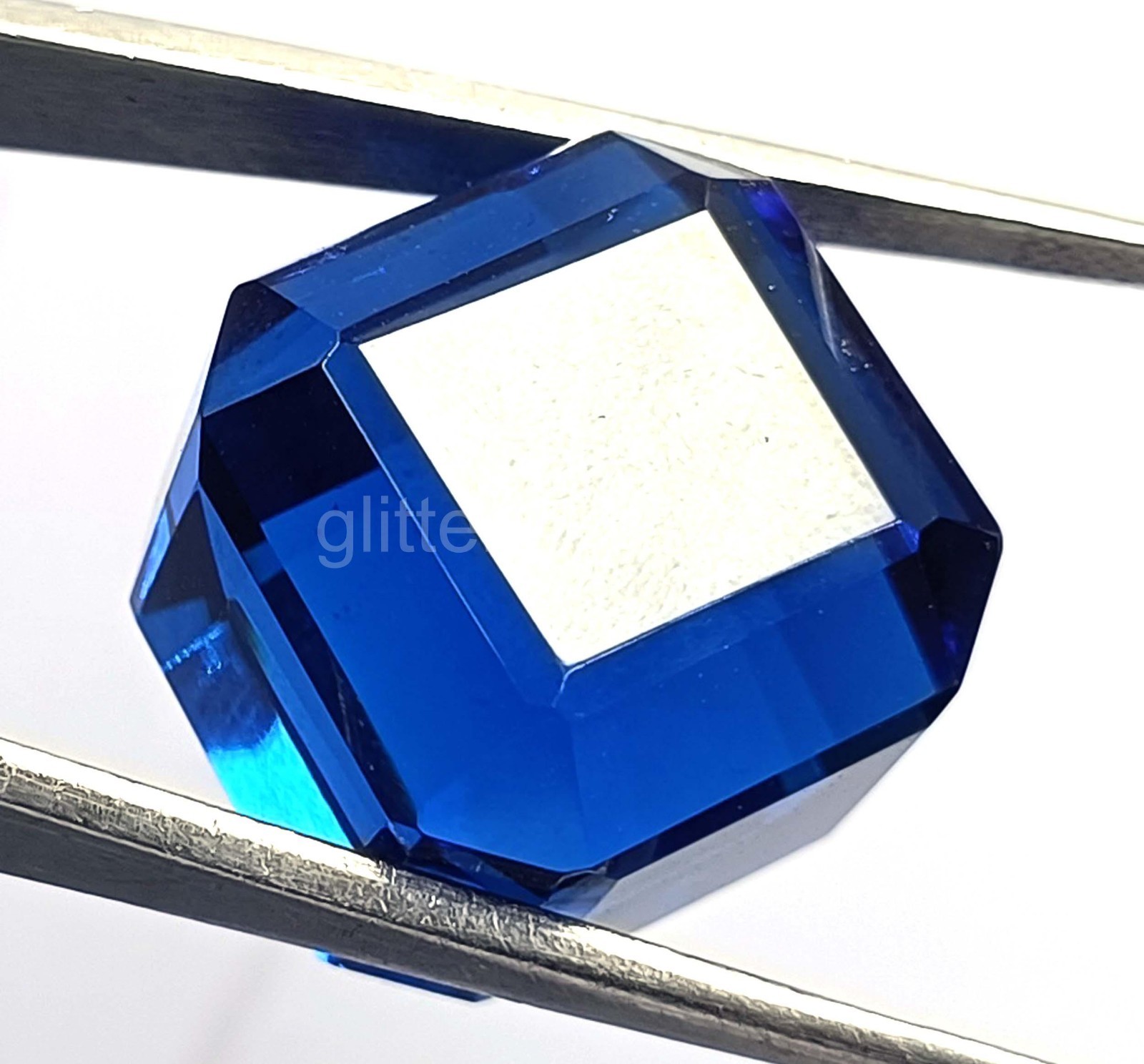 Natural 65.95 Ct Sri Lanka Blue Sapphire Cube Cut | IGL Certified Loose Gem 5JOR