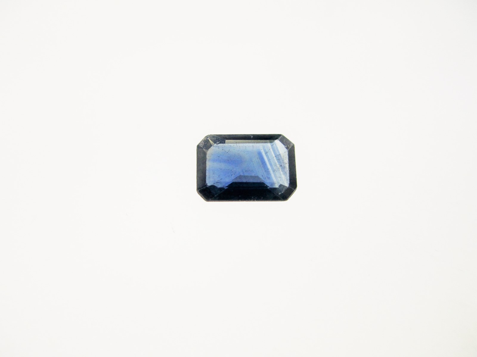 0.36ct Loose Emerald Cut Lab Created Blue Sapphire Gemstone 5 x 3mm