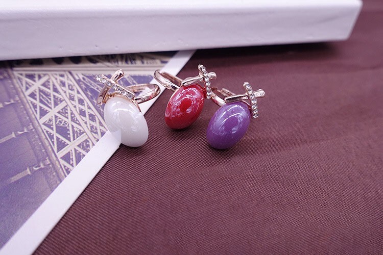 Wholesale 36pcs animal Adjustable ceramic alloy women Ring Wedding gifts Jewelry
