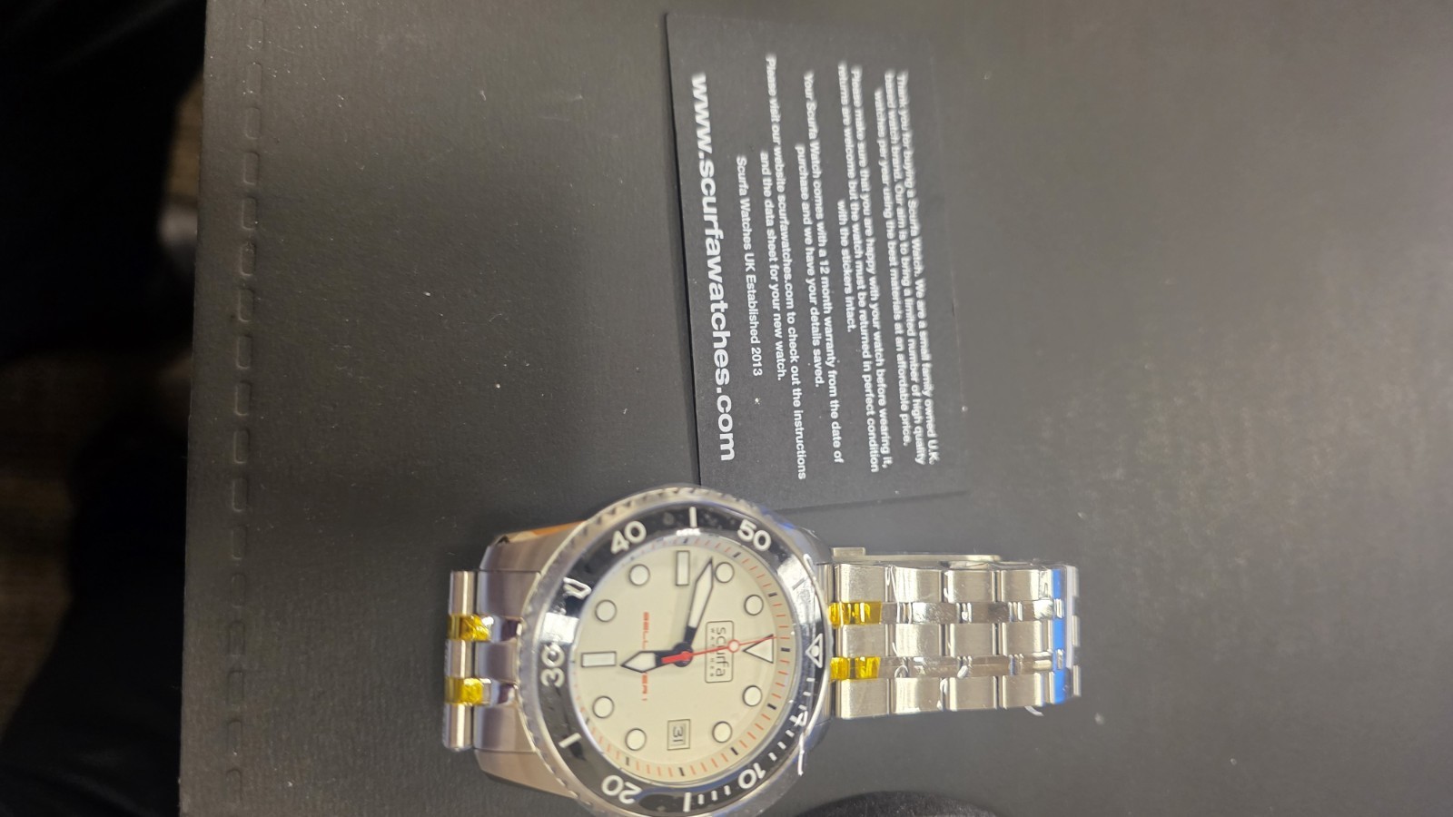 Scurfa Bell Diver 2, Auto, , Highly Desirable Cool Grey Dial, Never Worn, New